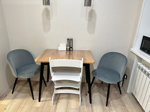 Стул на металлокаркасе Gabi gray / black фото покупателя 752