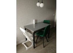 Стул на металлокаркасе Чилли светло-серый / черный фото покупателя 194