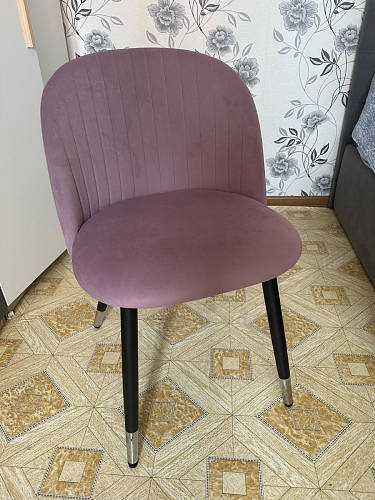 Стул на металлокаркасе Gabi gray / black фото покупателя 104