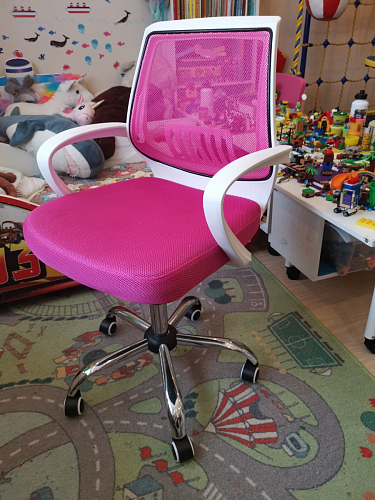 Компьютерное кресло Ergoplus розовое фото покупателя 34