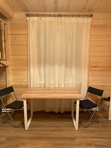 Стол Лота Лофт 120 32 мм бетон / черный матовый фото покупателя 69