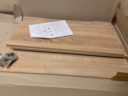 Стол письменный Kiwi белый - Уцененный экземпляр фото покупателя 50