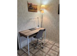 Письменный стол Леон Лофт бетон / черный матовый фото покупателя 16