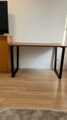 Деревянный стол Лота Лофт 140х80 дуб крафт табачный / черный матовый фото покупателя 786