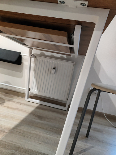 Деревянный стол Лота Лофт 120x75 дуб крафт табачный / черный матовый фото покупателя 650