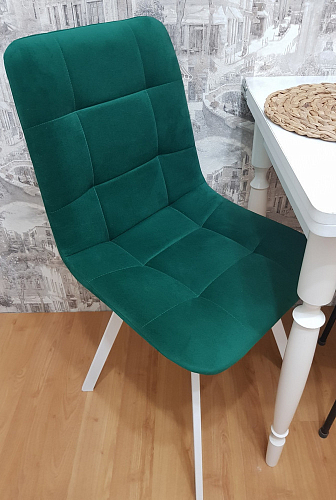 Стул на металлокаркасе Чилли К кирпичный / черный фото покупателя 691