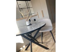 Стул на металлокаркасе Gabi gray / black фото покупателя 236