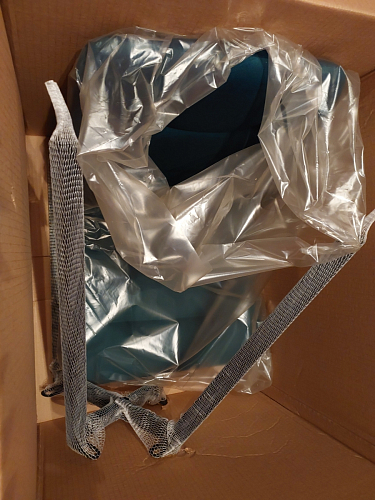 Стул на металлокаркасе Чилли бирюзовый / черный фото покупателя 868