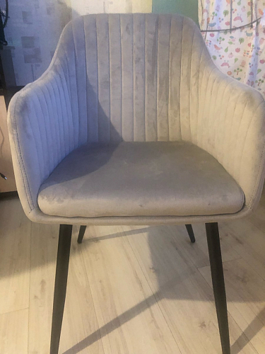 Стул на металлокаркасе Slam светло-серый фото покупателя 9