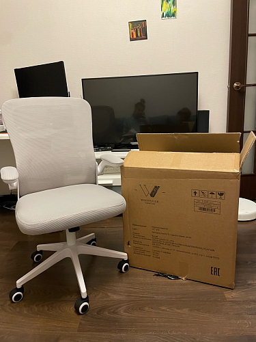 Компьютерное кресло Konfi dark gray / pink / white фото покупателя 114