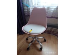 Компьютерное кресло Kolin с подушкой clear / white фото покупателя 592