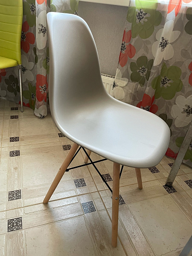 Пластиковый стул Eames PC-015 серый фото покупателя 381