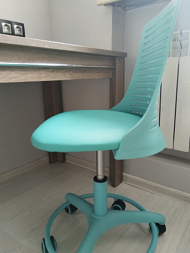 Компьютерное кресло Kiddy ткань серый фото покупателя 46