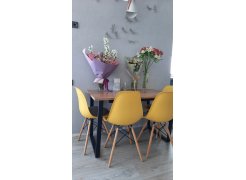 Стол Лота Лофт 120 25 мм сабия / черный матовый фото покупателя 489