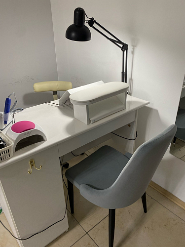 Стул на металлокаркасе Kora light blue / white фото покупателя 453