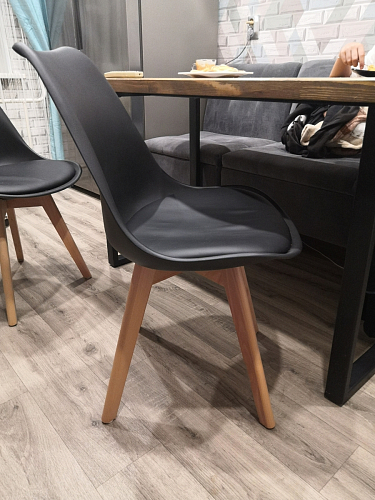 Деревянный стул Bonuss green / grey фото покупателя 110