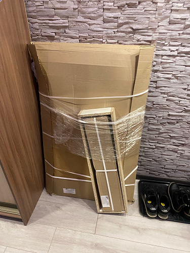 Стол раскладной Колон Лофт 120 32 мм дуб галифакс табако / черный матовый фото покупателя 118