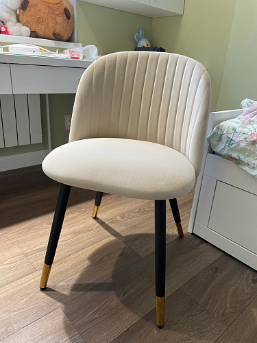 Стул на металлокаркасе Gabi 1 темно-серый / черный фото покупателя 235