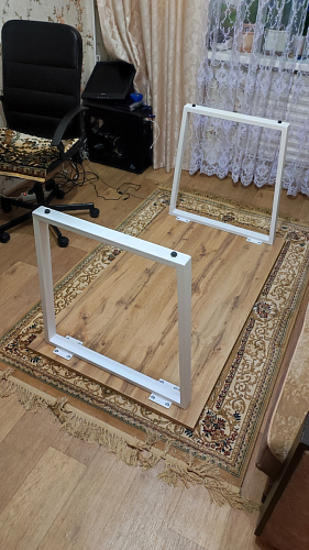 Деревянный стол Лота Лофт 120x75 дуб крафт табачный / черный матовый фото покупателя 848