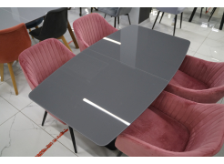 Стол на тумбе Теон дуб антор натуральный / графит из шоурума 3