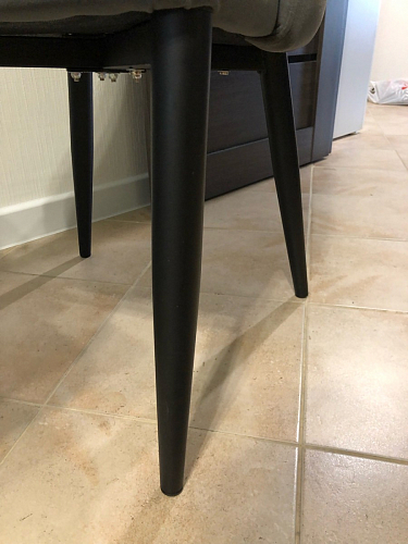 Стул на металлокаркасе Kora green / black фото покупателя 72