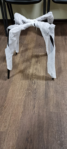 Стул на металлокаркасе Capri dark beige / white фото покупателя 34
