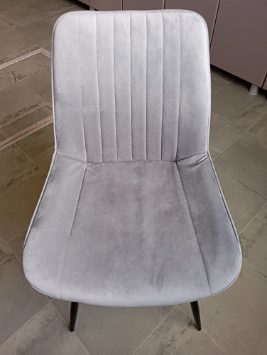 Стул на металлокаркасе Седа 360 К латте (velutto 08) / белый фото покупателя 75