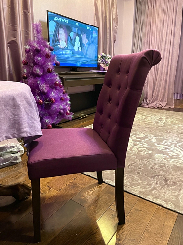 Стул Amelia white / fabric tiffany фото покупателя 2