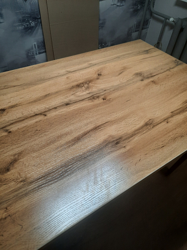 Деревянный стол Лота Лофт 140х80 белый матовый / бетон светлый фото покупателя 272