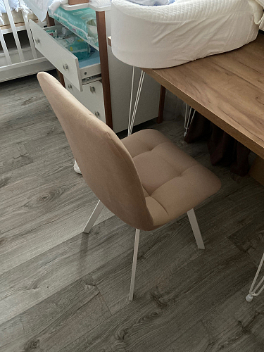 Комплект стульев Чилли 2 шт бежевый / черный фото покупателя 1520