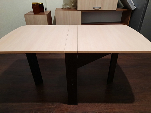 Стол-книжка СтК6 венге / дуб молочный высота 54 см фото покупателя 169