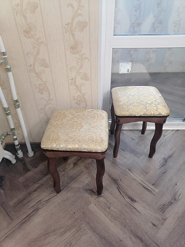 Табурет Орфео орех / бежевый фото покупателя 1