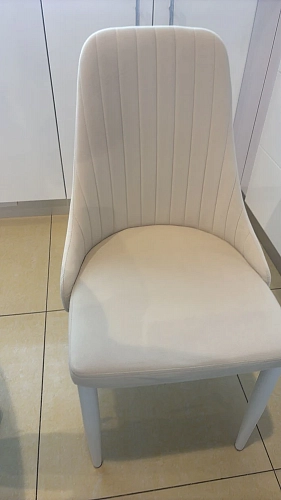 Стул на металлокаркасе Kora dark pink / white фото покупателя 20