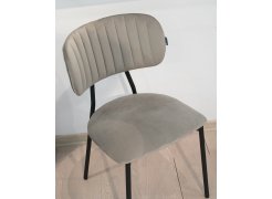 Стул на металлокаркасе Fendi синий из шоурума 2