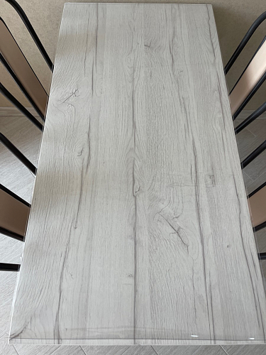 Стол Тринити Лофт 120 25 мм черный матовый / юта фото покупателя 47