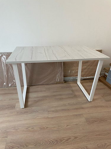 Деревянный стол Лота Лофт 140х80 дуб крафт табачный / черный матовый фото покупателя 840