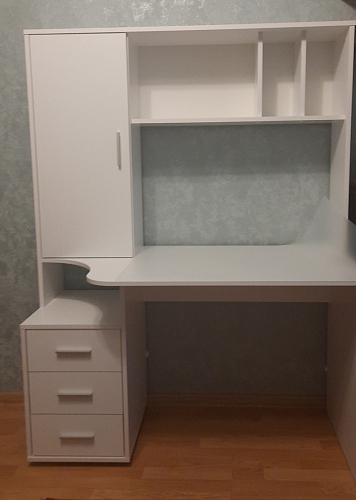 Письменный стол КСТ-16 левый венге / беленый дуб фото покупателя 70