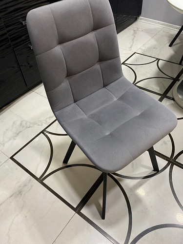 Комплект стульев Чилли 4 шт темно-серый / черный фото покупателя 40