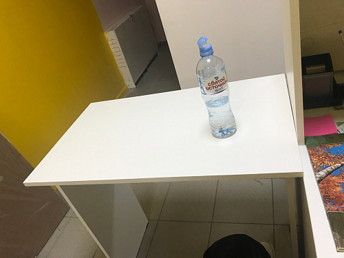 Стол письменный Kiwi дуб молочный  - Уцененный экземпляр фото покупателя 150