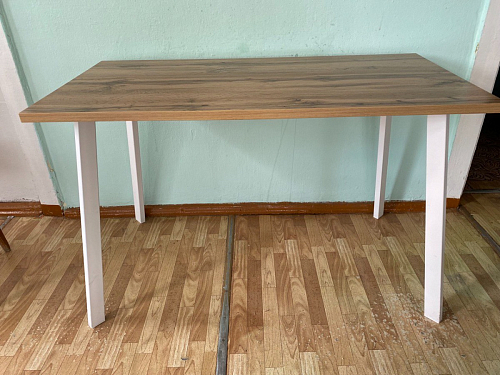 Стол Тринити Лофт 120 32 мм дуб галифакс табако / черный матовый фото покупателя 851