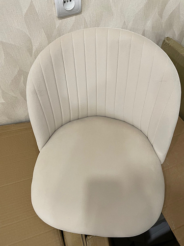 Стул на металлокаркасе Gabi 1 dark gray / black фото покупателя 477