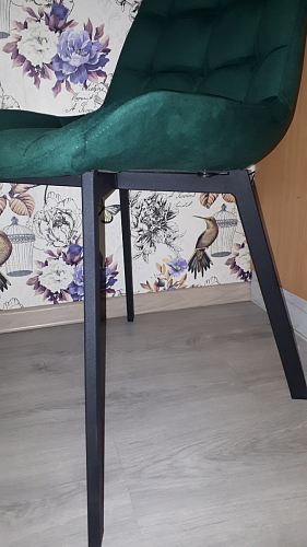 Стул на металлокаркасе Челси К крутящийся бирюзовый / черный фото покупателя 146