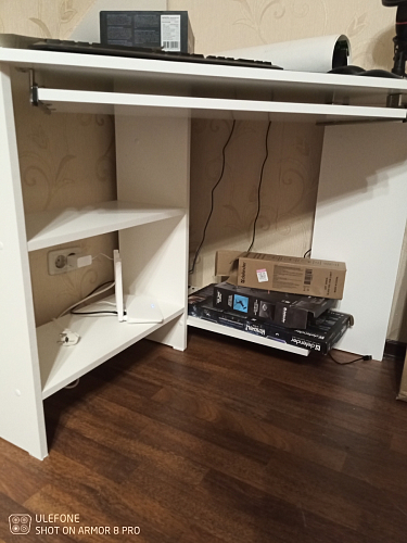 Компьютерный стол Джаз-29 дуб молочный фото покупателя 4