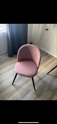 Стул на металлокаркасе Gabi latte / gold / black фото покупателя 699