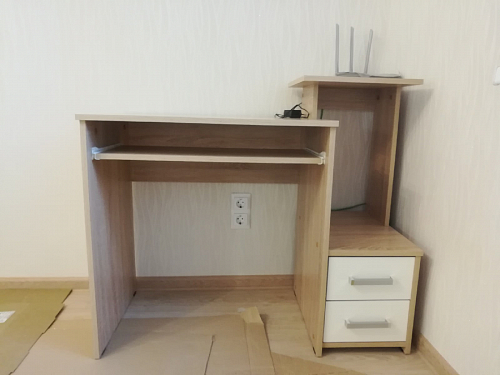 Компьютерный стол Джаз-24 правый дуб сонома фото покупателя 185