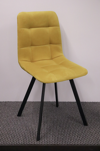 Стул на металлокаркасе Чилли горчичный / белый из шоурума 5