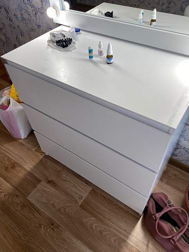 Комод Т-4р дуб сонома / белый фото покупателя 14