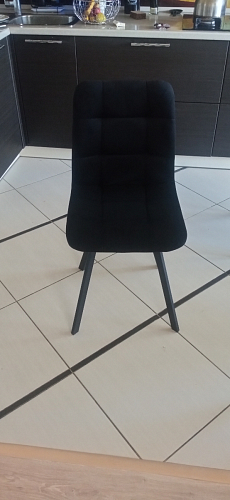 Стул на металлокаркасе Чилли черный / зеленый фото покупателя 335