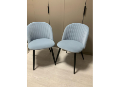 Стул на металлокаркасе Gabi blue / black фото покупателя 111