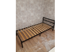 Односпальная кровать Фади 80х200 черная фото покупателя 1284